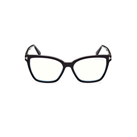 Tom Ford Tf 5812B 001 53 Kadın Kelebek Siyah Kemik Mavi Işık Korumalı Gözlük