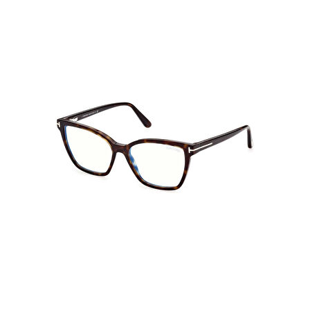 Tom Ford Tf 5812 052 53 Kadın Kelebek Kırçıllı Kahverengi Kemik Mavi Işık Korumalı 