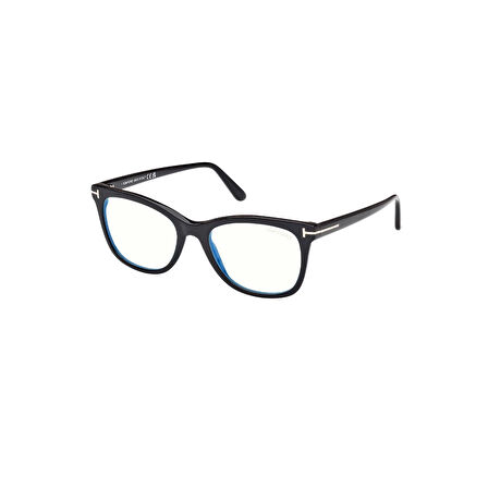 Tom Ford Tf 5986B 001 52 Kadın Kare Siyah Kemik Mavi Işık Korumalı Gözlük