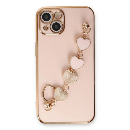 Apple İphone 14 Kılıf Esila Silikon - Pudra