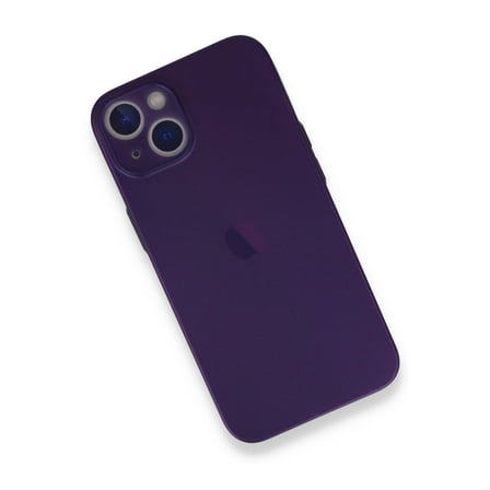 Apple İphone 14 Plus Kılıf Pp Ultra İnce Kapak - Mor