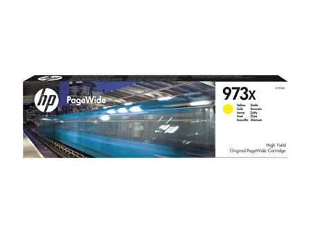 HP 973X Yellow Yüksek Kapasite Pagewide Kartuş F6T83AE