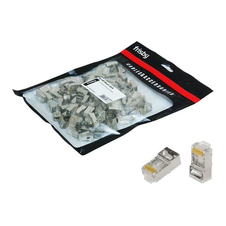 Ftp Cat6 Metal Rj45 Konnektör Network Kablosu (100 Lü Paket) Fnw-4522N