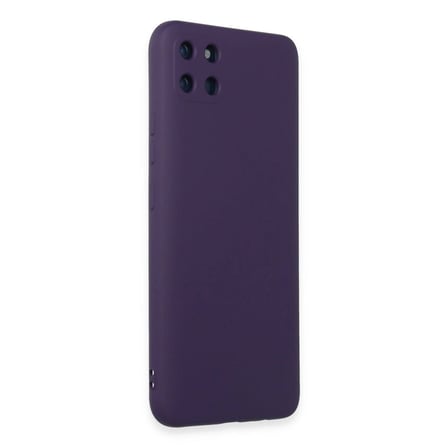 Realme C11 Kılıf Nano İçi Kadife Silikon - Mor