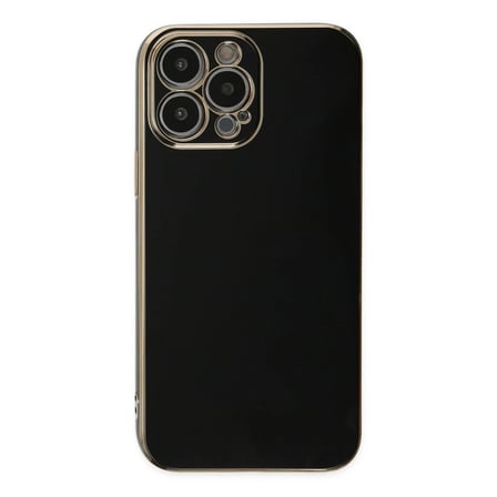 Apple İphone 15 Pro Max Kılıf Volet Silikon - Siyah
