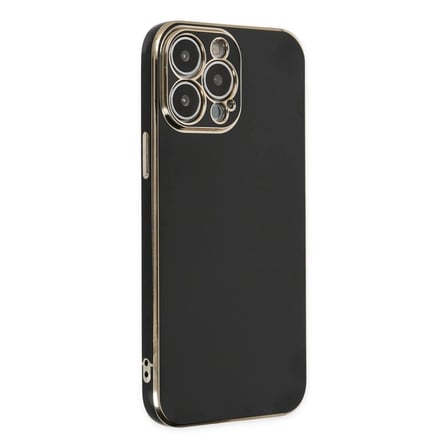 Apple İphone 15 Pro Max Kılıf Volet Silikon - Siyah