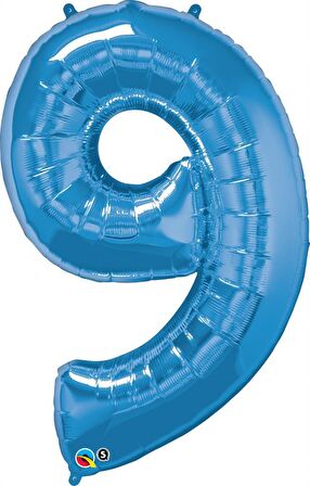 RAKAM BALON FOLYO 9 MAVİ