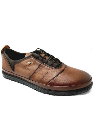 152-10468 Kahve Erkek 45-46-47 Büyük Numara Deri Ayakkabı