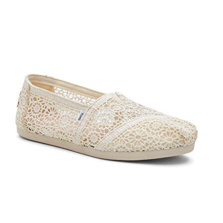 Kadın Espadril / Keten 10016241 Toms MOROCCAN CROCHET WM ACLASS Natural