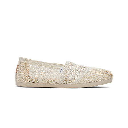 Kadın Espadril / Keten 10016241 Toms MOROCCAN CROCHET WM ACLASS Natural