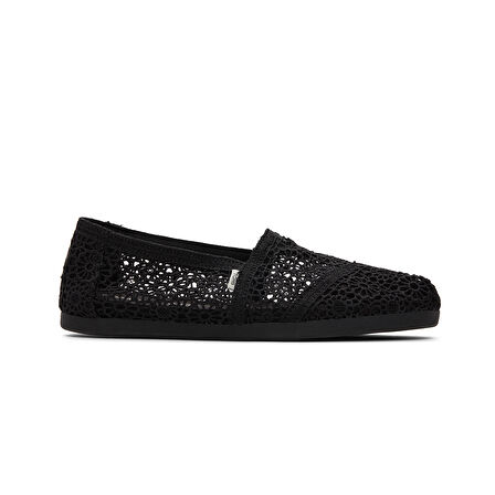 Kadın Espadril / Keten 10016254 Toms MOROCCAN CROCHET WM ACLASS Black