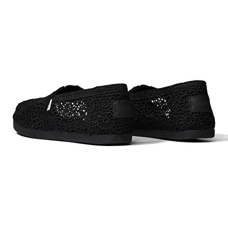 Kadın Espadril / Keten 10016254 Toms MOROCCAN CROCHET WM ACLASS Black