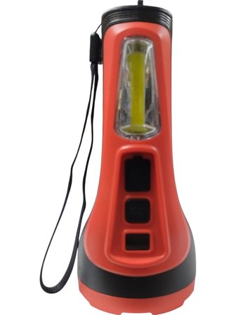 Powerdex PD-7272 Profesyonel El Feneri | 10W – 1000 Lümen – 6400 Mah – Powerbank Özellikli & Cob LED Aydınlatma dijital Ekran