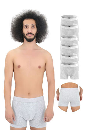 Erkek Boxer Likralı 6'lı Premium Paket