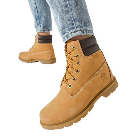 Timberland Linden Woods 6 İnch Lace Up Waterproof B Kadın Bot