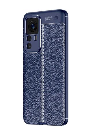 Xiaomi Mi 12T Kılıf Deri Desenli Kamera Korumalı Silikon