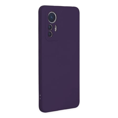 Xiaomi Mi 12 Lite Kılıf Nano İçi Kadife Silikon - Mor