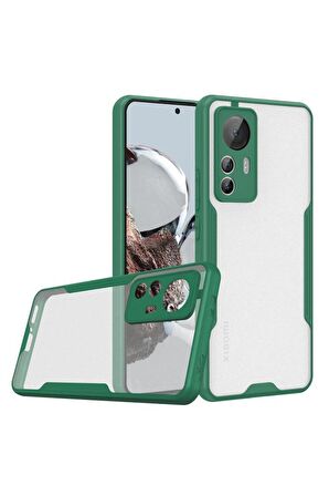 Xiaomi Mi 12T Kılıf Kamera Korumalı Arkası Şeffaf Silikon