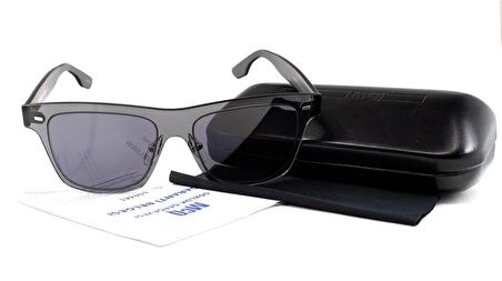 ALEXANDER MCQUEEN  MQ0008S 001 54  Unisex FÜME Köşeli Çerçeve Güneş Gözlüğü