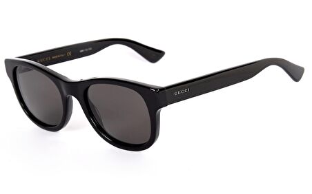 GUCCI  0003S 001 52  Unisex SİYAH Köşeli Çerçeve Güneş Gözlüğü