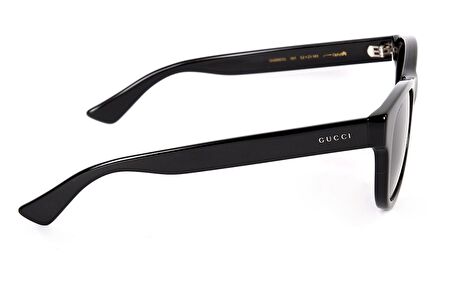 GUCCI  0003S 001 52  Unisex SİYAH Köşeli Çerçeve Güneş Gözlüğü