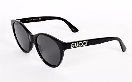 GUCCI  GG0419S 001 54  Unisex SİYAH Çekik Çerçeve Güneş Gözlüğü