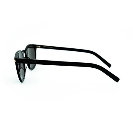 Saint Laurent SL 28 SLIM 001 49 Unisex Siyah Kemik Güneş Gözlüğü