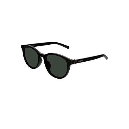 Gucci GG 1674SK 001 54 Unisex Oval Siyah Kemik Güneş Gözlüğü