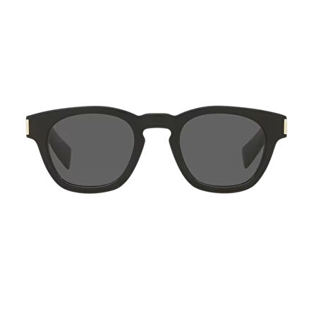 Saint Laurent SL 746 001 48 Unisex Yuvarlak Siyah Kemik Güneş Gözlüğü