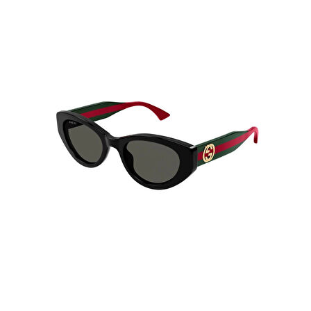 Gucci GG 1862S 004 52  Kadın Cat Eye Siyah Kemik Güneş Gözlüğü