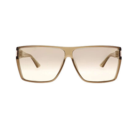 Saint laurent SL 756 003 64 Unisex Kare Şeffaf Kahverengi Kemik Güneş Gözlüğü
