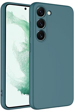 Galaxy S23 Kılıf Lansman Tasarım İç Yüzeyi Kadife Silikon