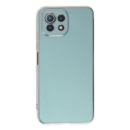 Xiaomi Mi 11 Lite Kılıf Volet Silikon - Açık Yeşil