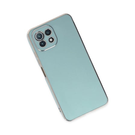 Xiaomi Mi 11 Lite Kılıf Volet Silikon - Açık Yeşil