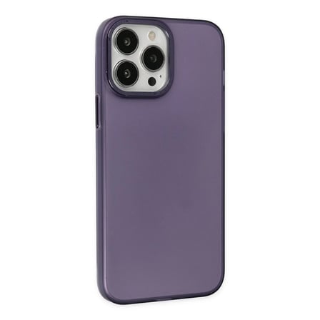 Apple İphone 14 Pro Max Kılıf Modos Metal Kapak - Mor