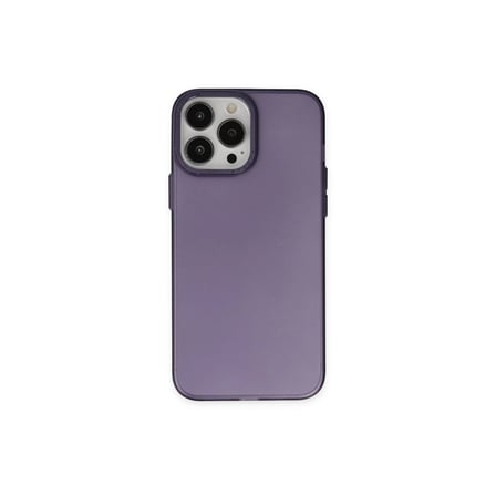 Apple İphone 13 Pro Max Kılıf Modos Metal Kapak - Derin Mor