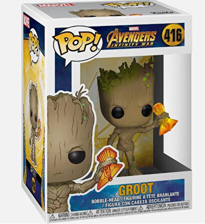 Funko Pop! Marvel Avengers Infinity War Groot (with Stormbreaker) 416