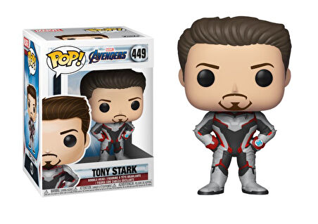 Funko Pop Avengers Endgame Tony Stark Quantum Alemi Kıyafetli Figür Marvel Iron Man