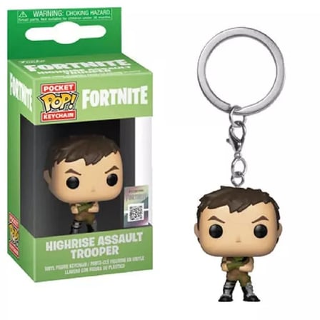 Funko POP Anahtarlık Fortnite S1a-Highrise Assault Trooper