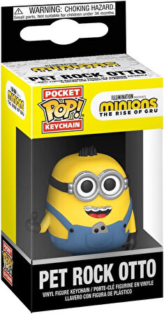 Funko Pocket Pop Minions The Rise Of Gru - Pet Rock Otto Anahtarlık
