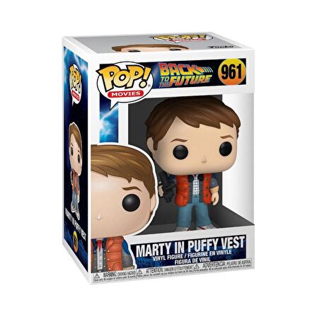 Funko POP Movies Back To The Future Marty in Puffy Vest