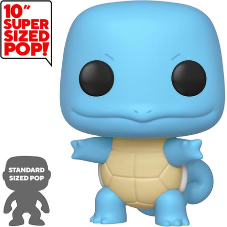 Funko Pop Pokemon Squirtle - 10 Inc Jumbo Boy 25 Cm