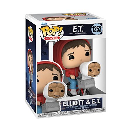 Funko POP Figür - Moment: E.T.: The Extra-Terrestrial - Elliott with E.T. in Bike Basket #1252#