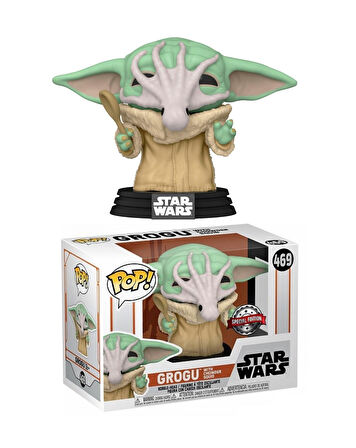 Funko Pop Star Wars Mandalorian Grogu Baby Yoda Ahtapot Çorbası Yerken Exclusive Figür Child Disney