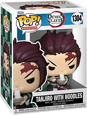 Funko Pop 57346 Demon Slayer Tanjiro With Noodles Figür No: 1304