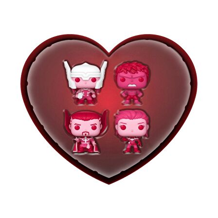 Funko Pocket POP Figür - Marvel Valentine 4'Lü Paket