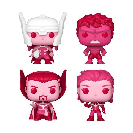 Funko Pocket POP Figür - Marvel Valentine 4'Lü Paket