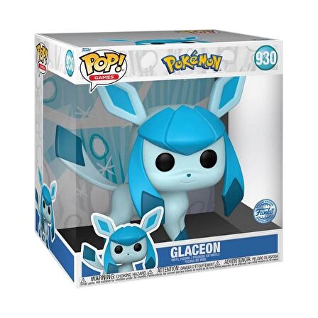 Funko POP Jumbo Figür: Pokemon- Glaceon 10" Special Edition