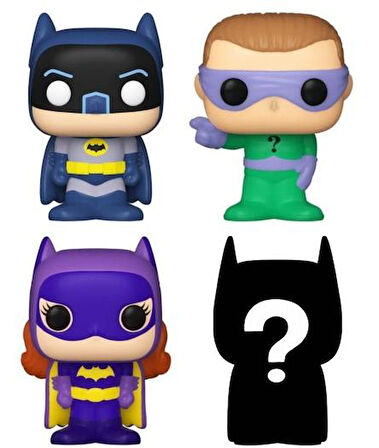 Funko Bitty Pop! DC 4'lü Paket (Figür Boyu 2,25 cm)