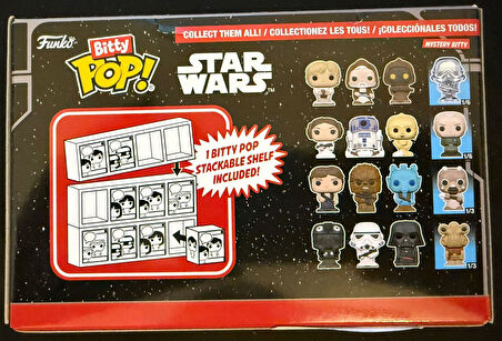 Funko Bitty Pop! Star Wars 4'lü Paket (Figür Boyu 2,25 cm)